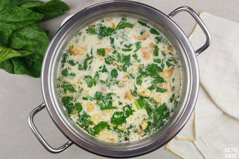Easy Keto Zuppa Toscana Soup Low Carb Recipe | KetoVale