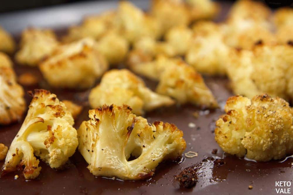 roast cauliflower florets in oven